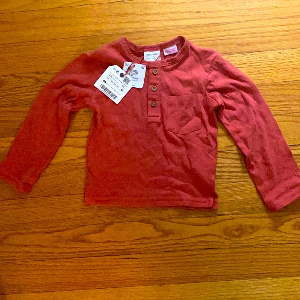 Nwt Zara 3-6 mo top